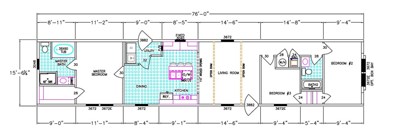 Mei Dimensioned Floorplan